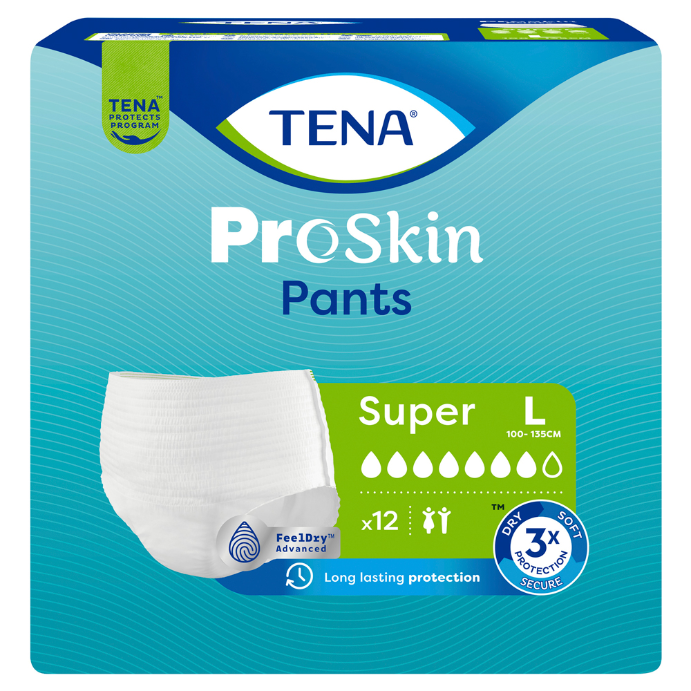 Tena ProSkin Pants Super L 12 Pack