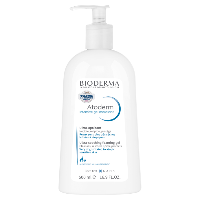 Bioderma Atoderm Intensive Gel Moussant Anti-Itching Cleansing Gel 500mL