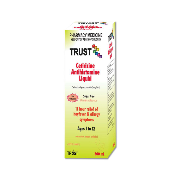 Trust Cetirizine Liquid 200mL