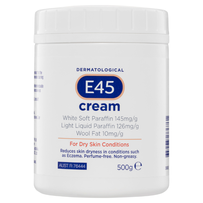 E45 Cream For Dry Skin Conditions 500g