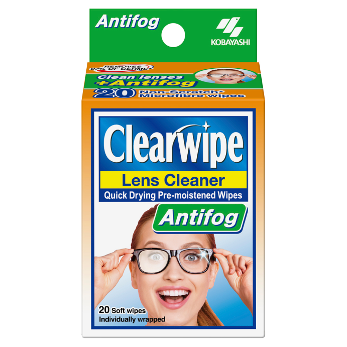 Clearwipe Lens Cleaner Antifog 20 Wipes