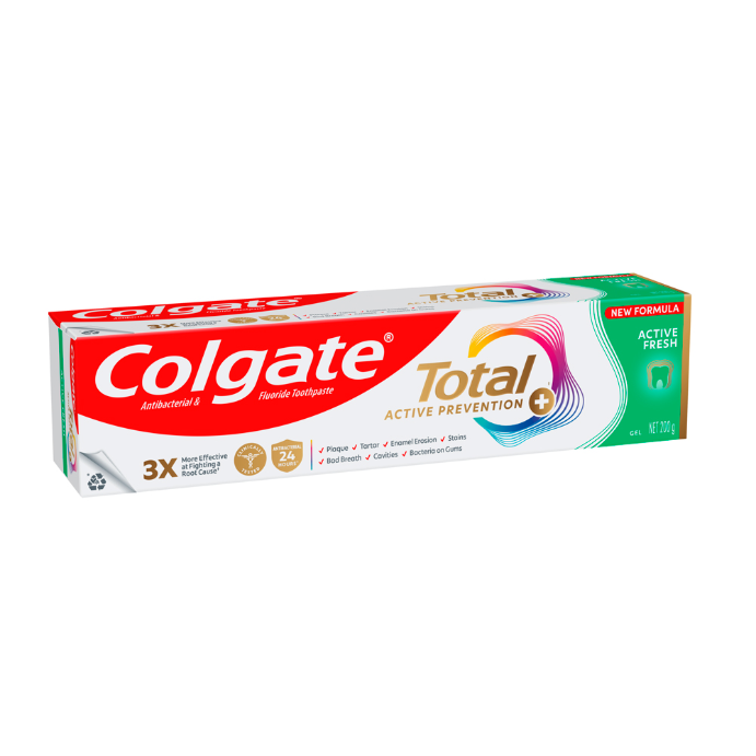 Colgate Total Active Prevention+ Toothpaste Active Fresh 200g