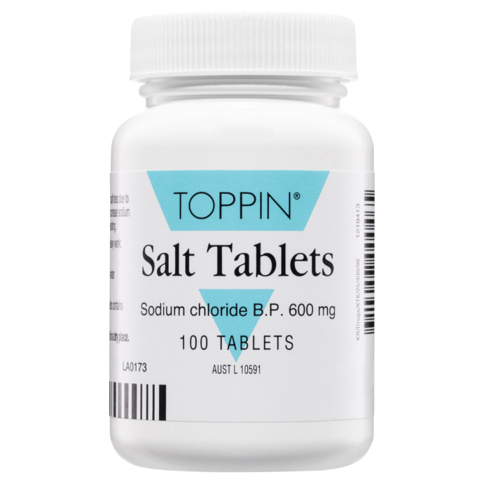 Toppin Salt Tablets 600mg 100 Tablets