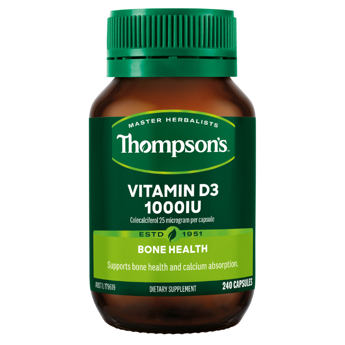 Thompson's Vitamin D3 1000IU 240 Capsules