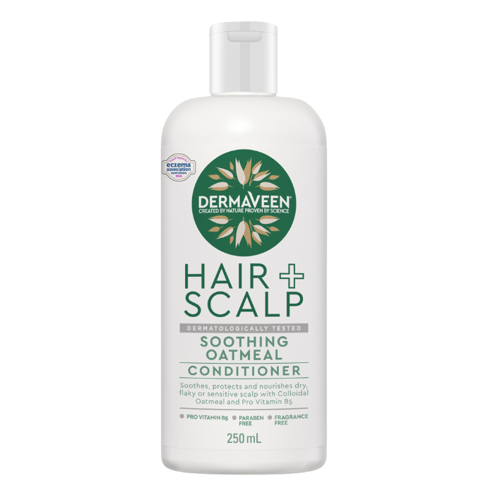 DermaVeen Oatmeal Conditioner for Dry, Flaky or Sensitive Scalps 250mL