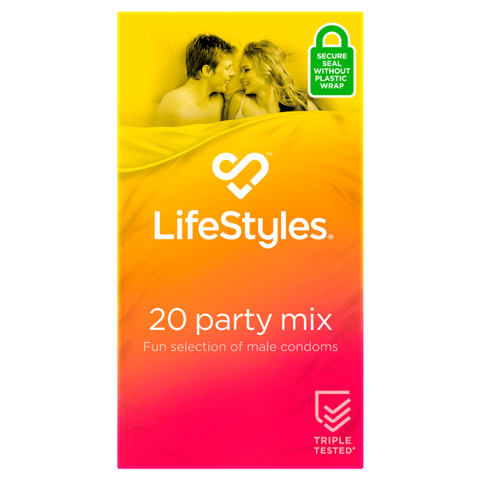 LifeStyles Party Mix Condoms 20 Pack