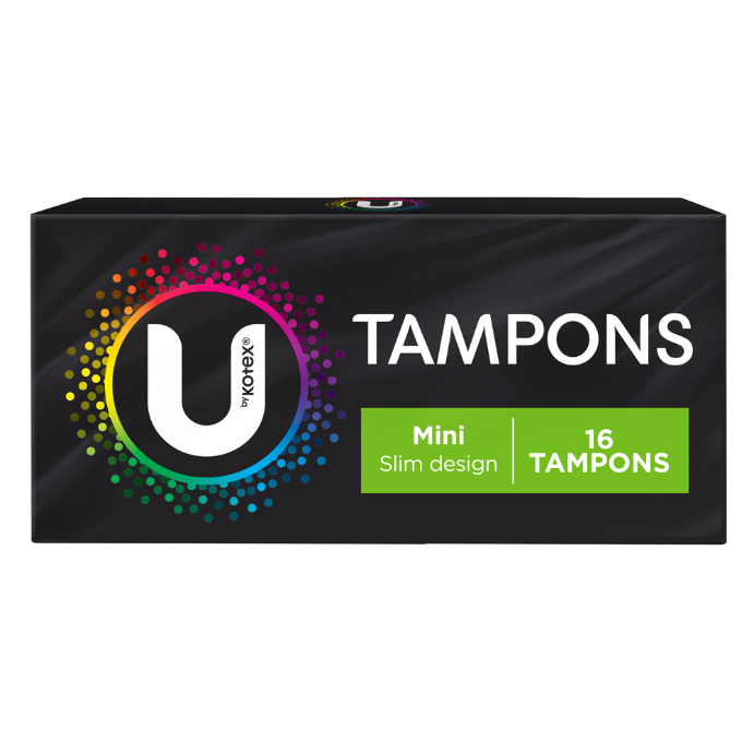U By Kotex Slim Tampons Mini 16 Pack