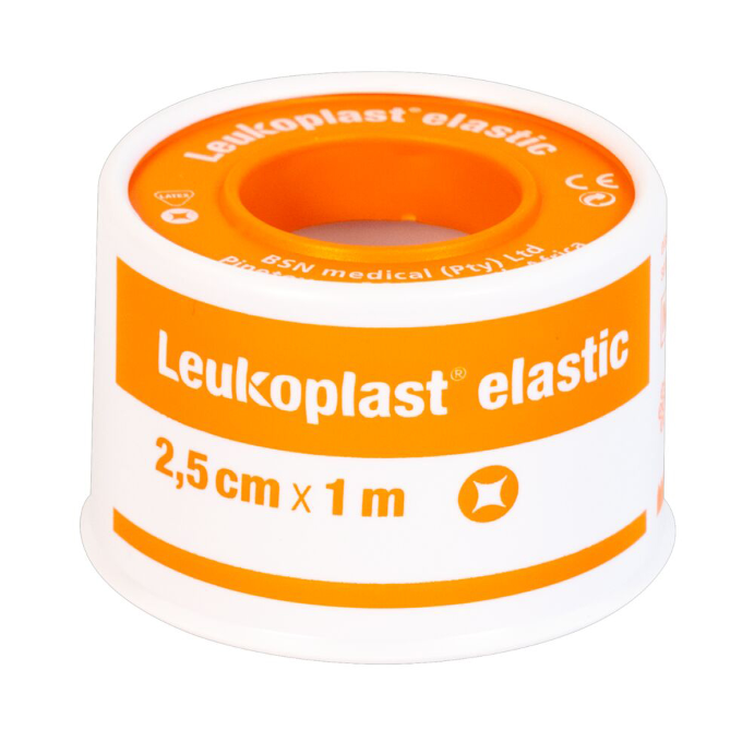 LEUKO Leukoplast Elastic Rubber Tapes 2.5cm x 1m