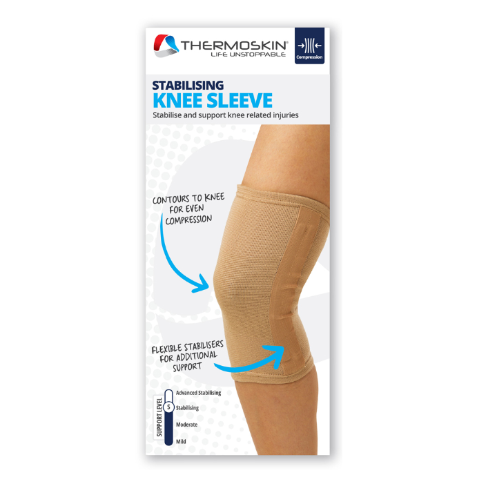 Thermoskin Stabilising Knee Sleeve Extra Large Beige
