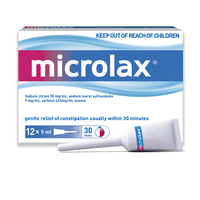 Microlax Enema 12 x 5mL