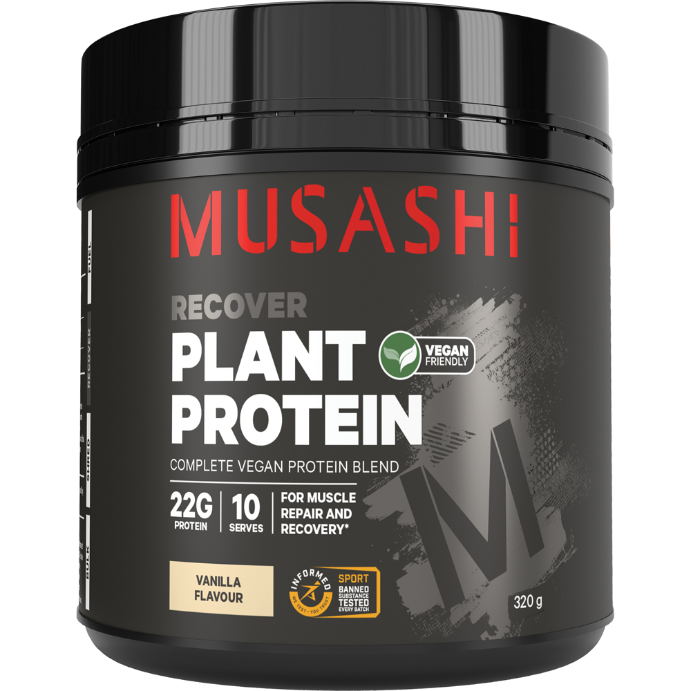 Musashi Recover Plant Protein Vanilla 320g