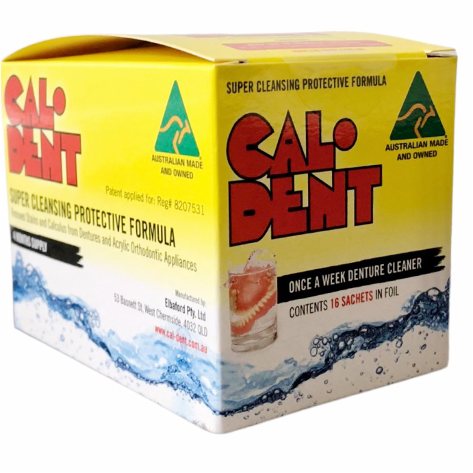 Cal-dent Denture Cleaning 16 Sachets