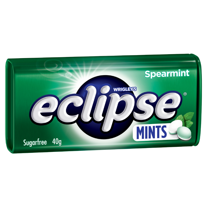 ECLIPSE Spearmint Sugar Free Mints 40g