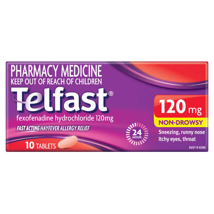 TELFAST 120mg 10 Tablets