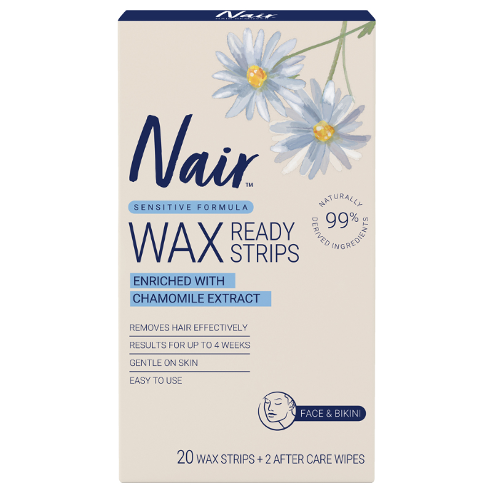 Nair Soft Natural Mini Wax Strips 20 Pack