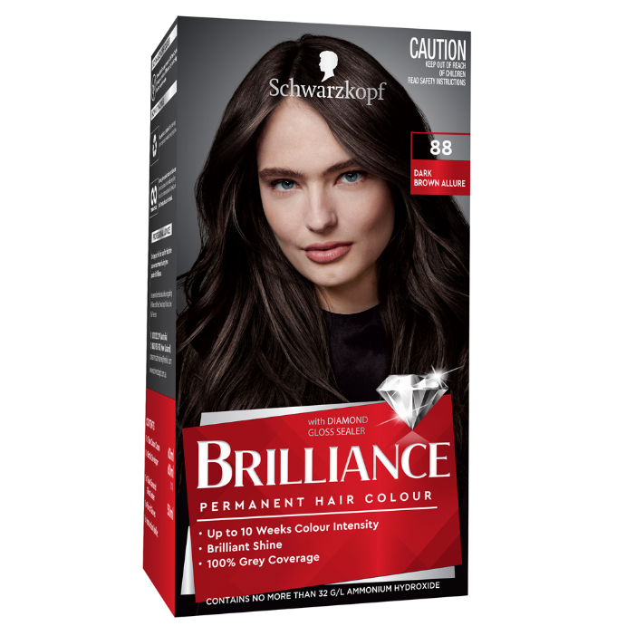 Schwarzkopf Brilliance 88 Dark Brown Allure 1 Kit