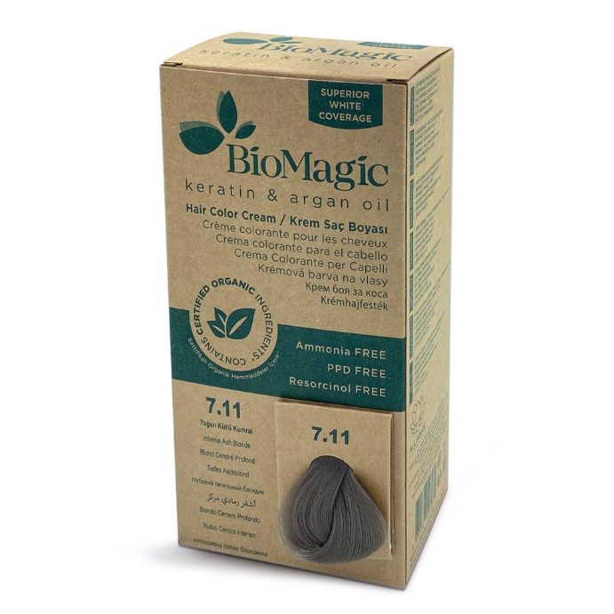 BIO MAGIC Permanent Instense Ash Blonde 7/11 1 Pack