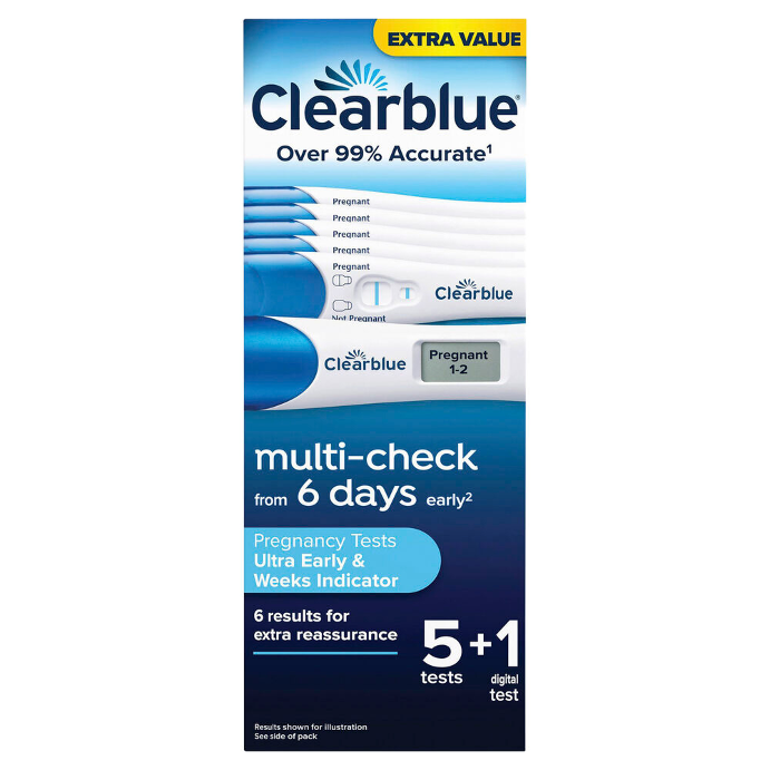 Clearblue Ultra Early & Weeks Indicator 6 Pack
