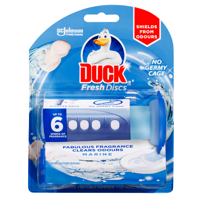 Duck Fresh Discs Toilet Cleaner Marine