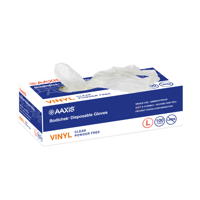 Bodichek Glove Disposable Vinyl Powder Free Large 100 Each