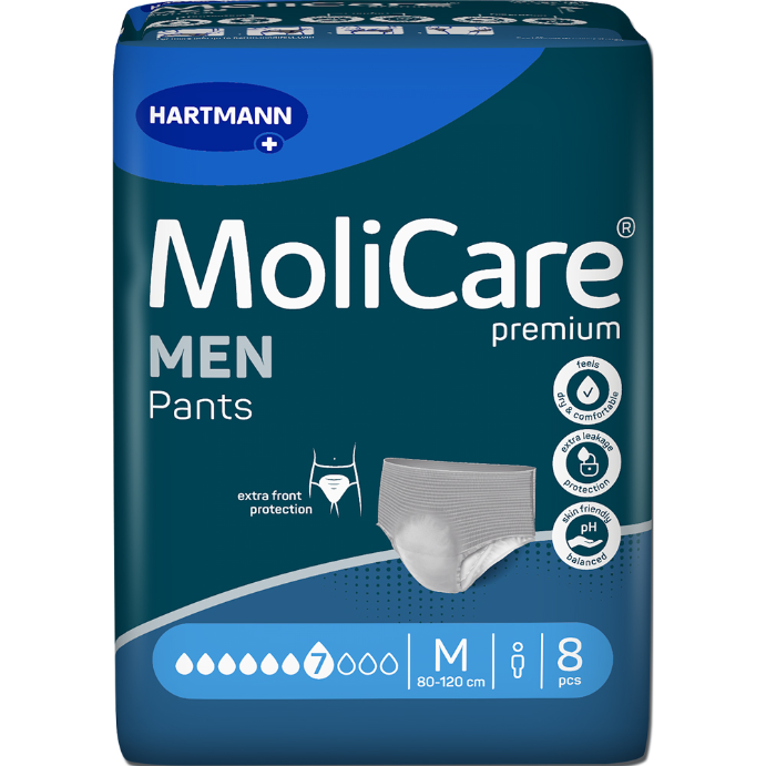MoliCare Premium Men Pants 7 Drops M 8 Pack