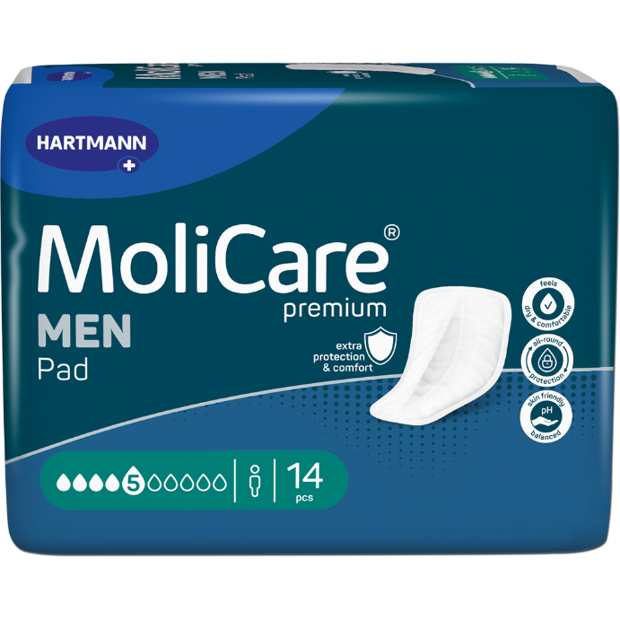 MoliCare Premium Men Pad 5 Drops 14 Pack