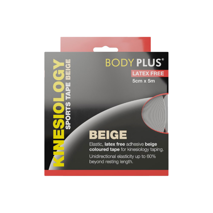 BodyPlus K-Tape Latex Free Beige 5cm X 5M Bp1411