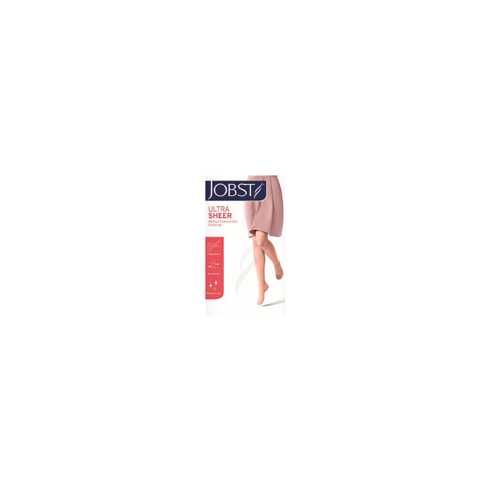 JOBST Ultrasheer Cl2 20-30 Phlebology Thigh High Closed Toe 20-30mm Natural Medium 1 Pair