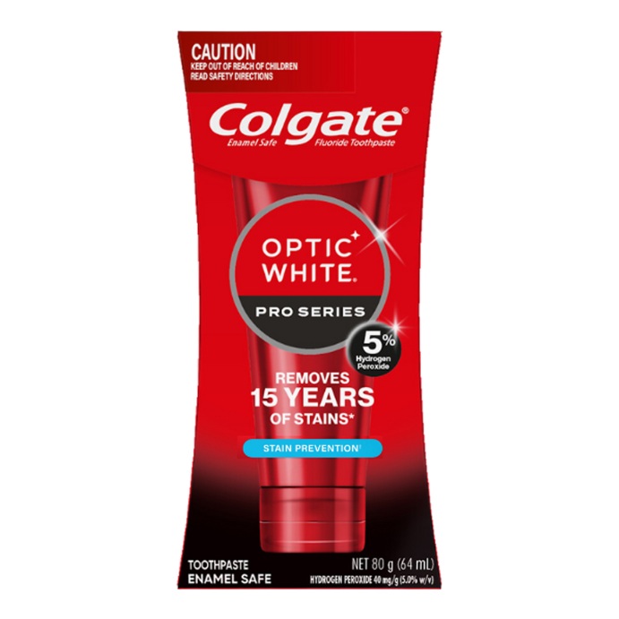 Colgate Optic White Pro Series Stain Prevention Teeth Whitening Toothpaste 80g