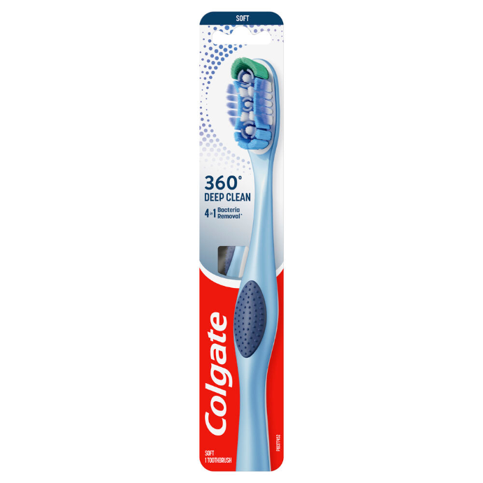 Colgate 360° Whole Mouth Clean Toothbrush Soft