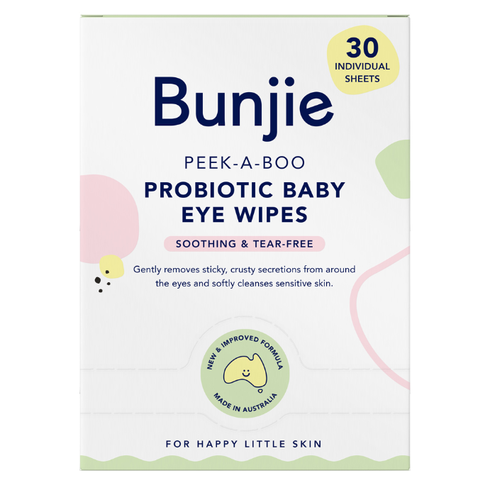 Bunjie Probiotic Baby Eye Wipes 30 Pack