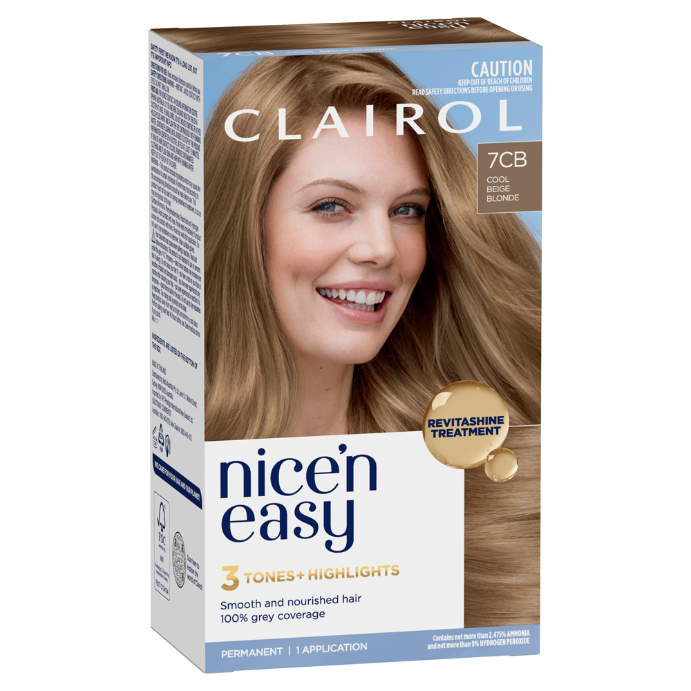 Clairol Nice 'N Easy 7CB Dark Champagne Blonde Permanent Hair Colour 1 Pack