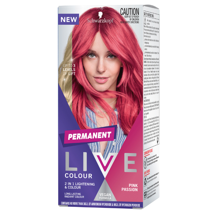 Schwarzkopf LIVE Colour Permanent Pink Passion 1 Pack
