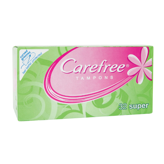 Carefree Tampons Super 32 Pack