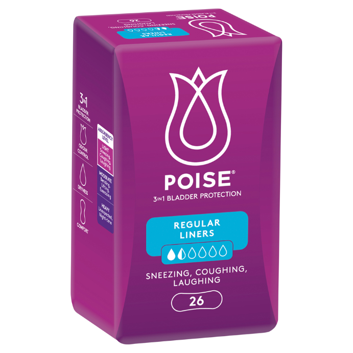 Poise Regular Liners 26 Pack