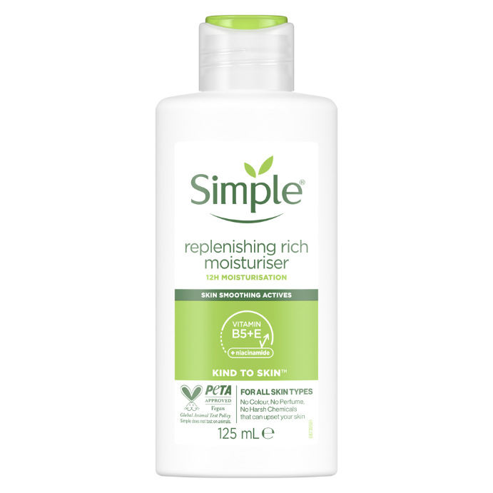 Simple Replenishing Rich Moisturiser 125mL