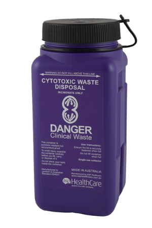 Fittube Cytotoxic Container Screw Top 1.4 L