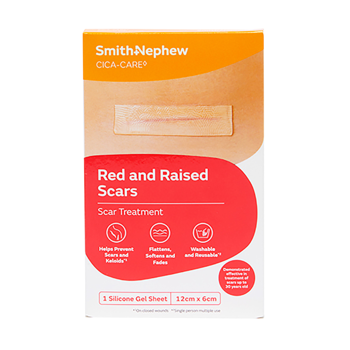 CICA-CARE Scar Treatment 1 Silicone Gel Sheet 12cm x 6cm