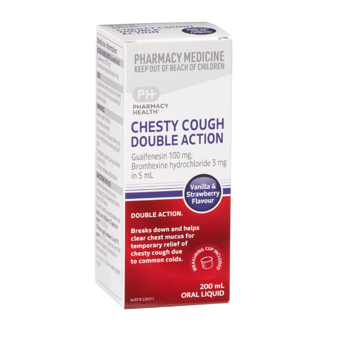 PHARMACY HEALTH Chesty Cough Double Action 200mL