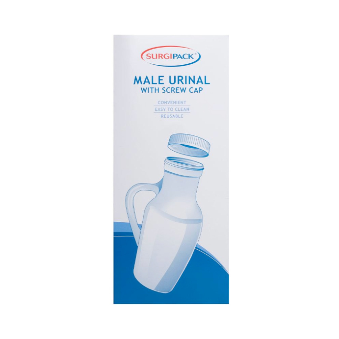 SurgiPack Male Urinal W/Lid 6362