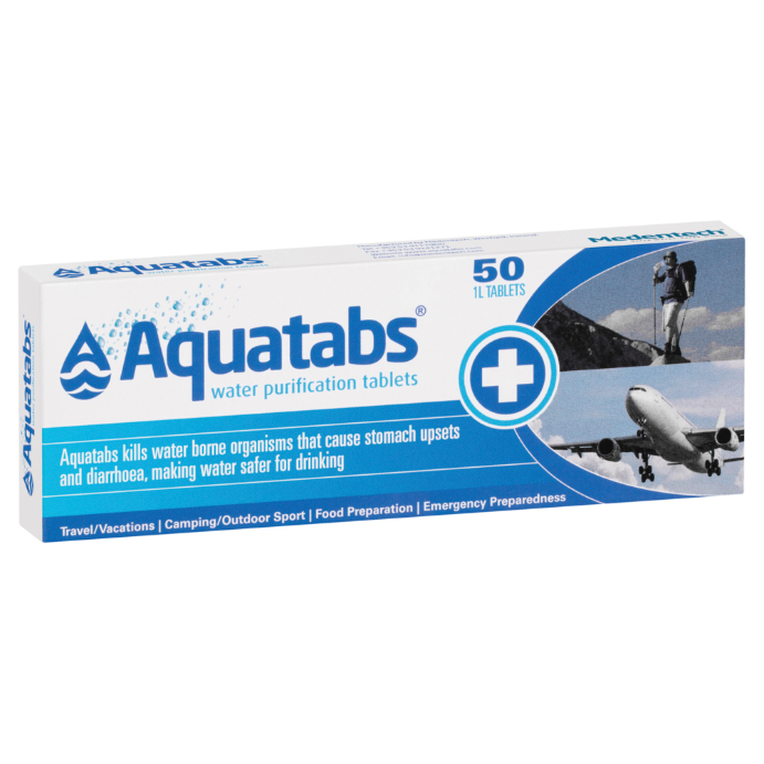 Aquatabs Water Purification Tablets 50 Tablets