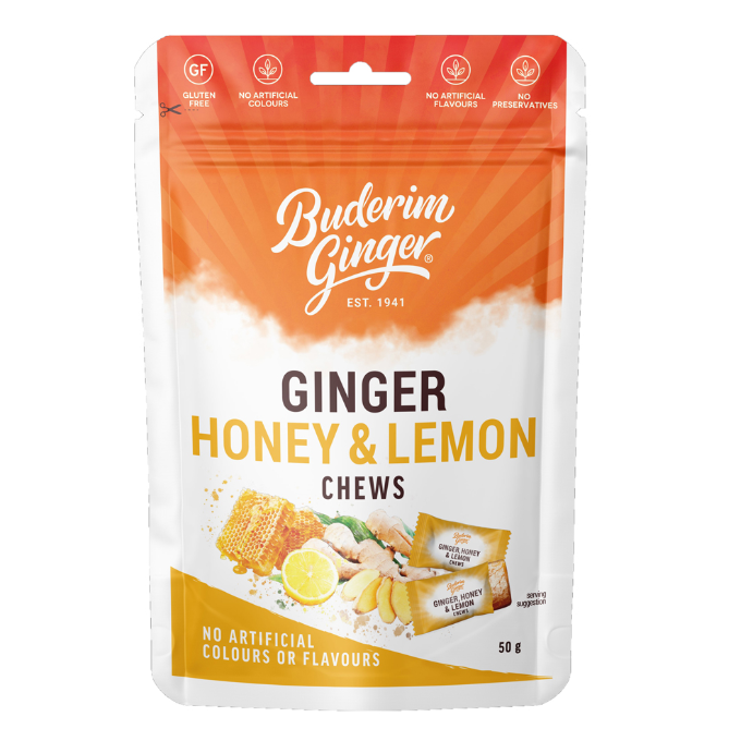 Buderim Ginger - Ginger Honey Lemon 50g