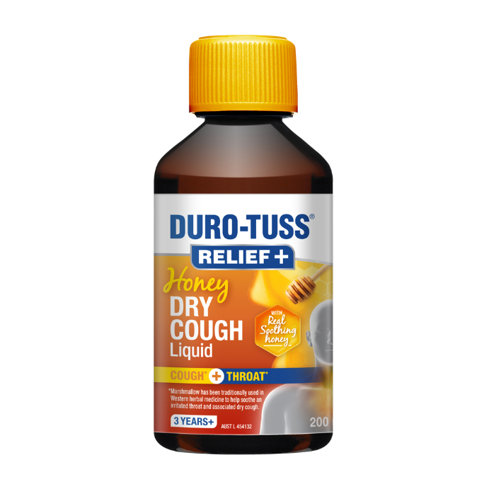 Duro-Tuss Relief Dry Cough Liquid 3+ Years 200mL