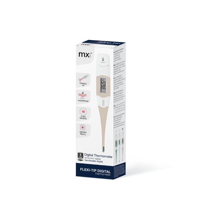 MEDINOX Thermometer Digital Flexi-Tip Sand