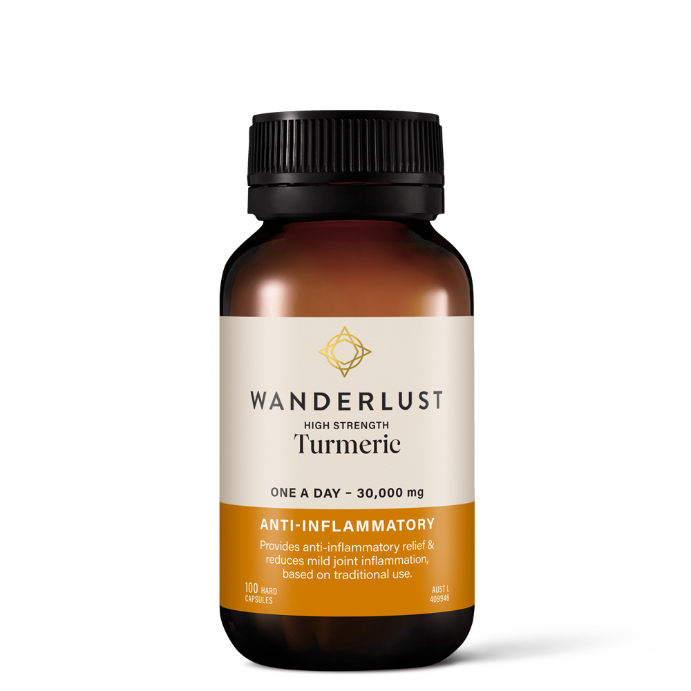 WANDERLUST High Strength Turmeric 100 Capsules