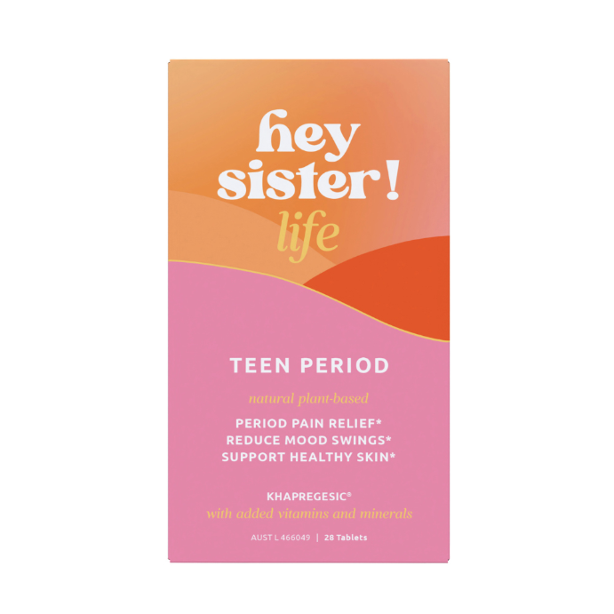 HEY SISTER! Life Teen Period Pain 28 Tablets