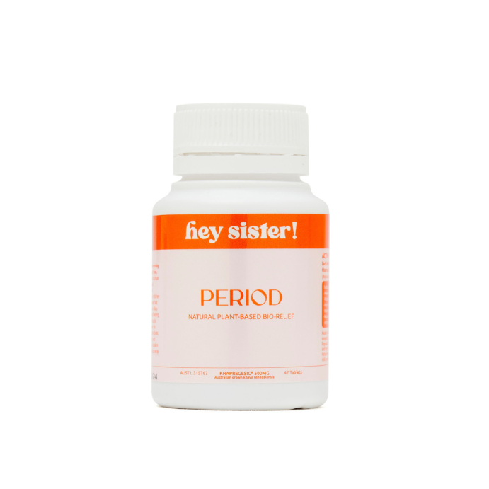 HEY SISTER! Period Pain PMS Relief 42 Tablets