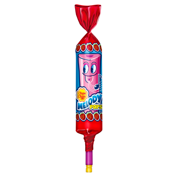 Chupa Melody Pops Strawberry 100g