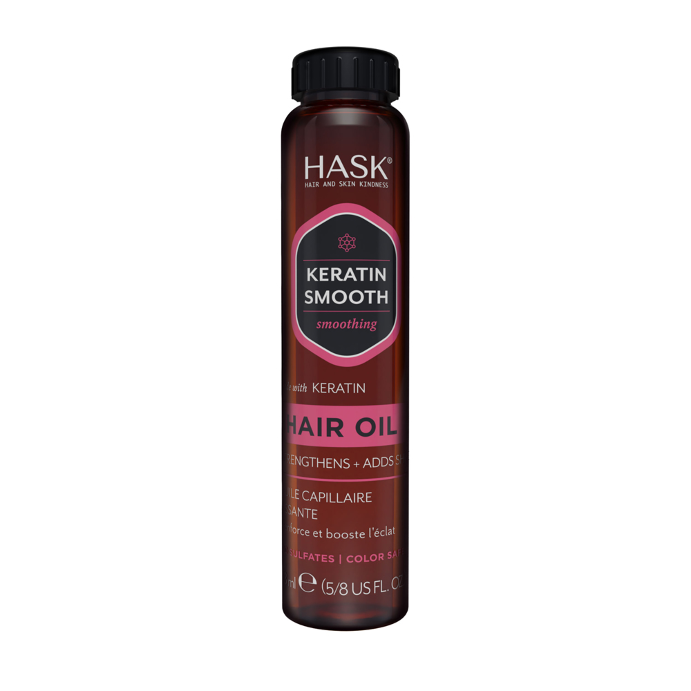 HASK Keratin Oil Smoothing Hair Oil Vial 18mL