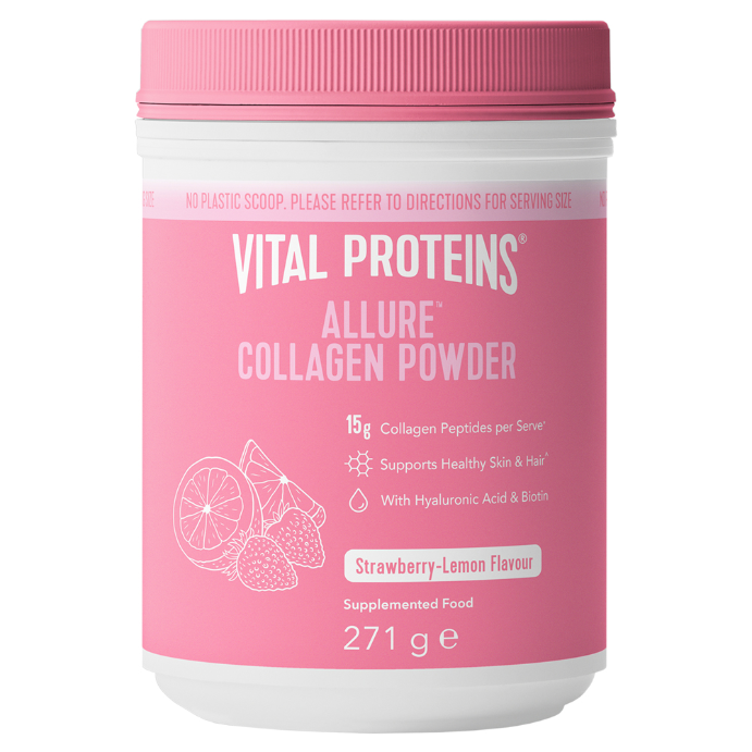 VITAL PROTEINS ALLURE Collagen Powder Strawberry-Lemon Flavoured 271g